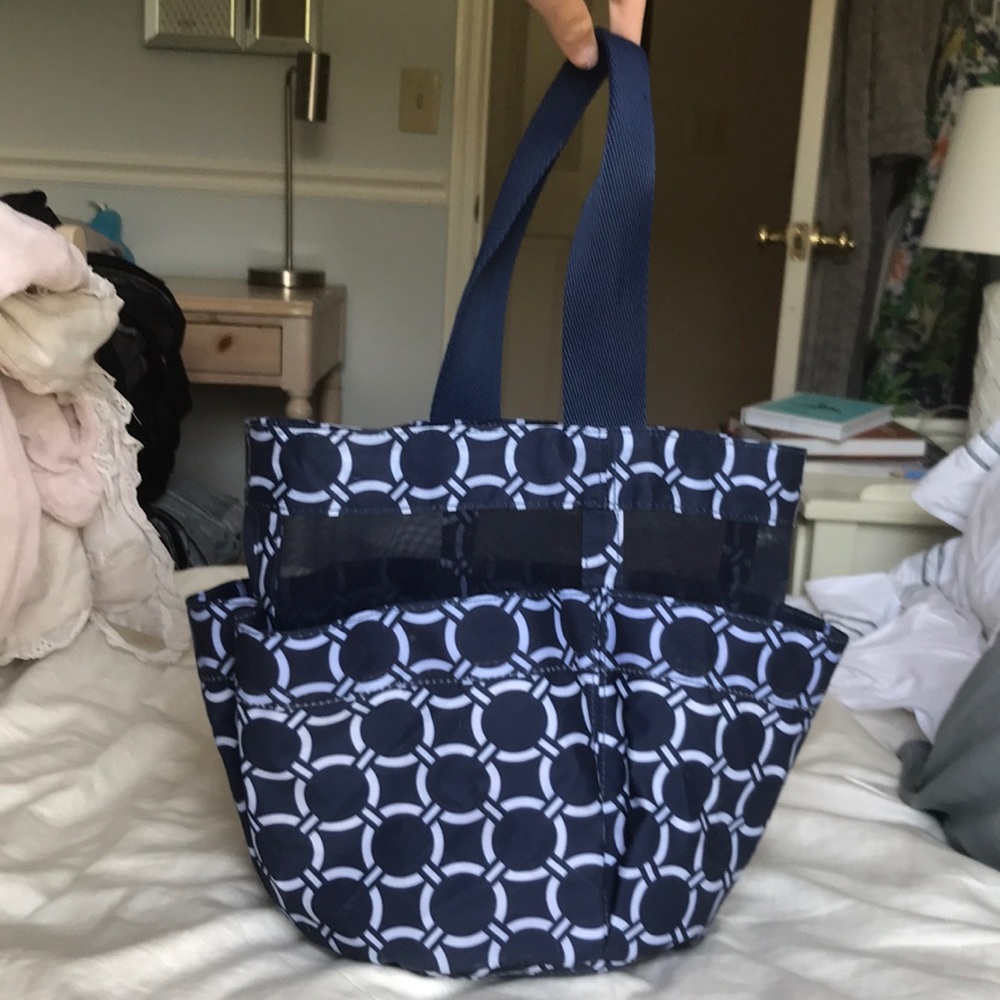 Pottery barn shower tote for college